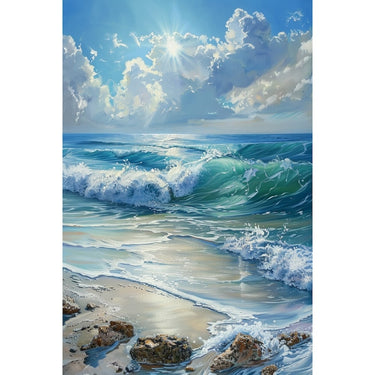Blue Scenery Canvas